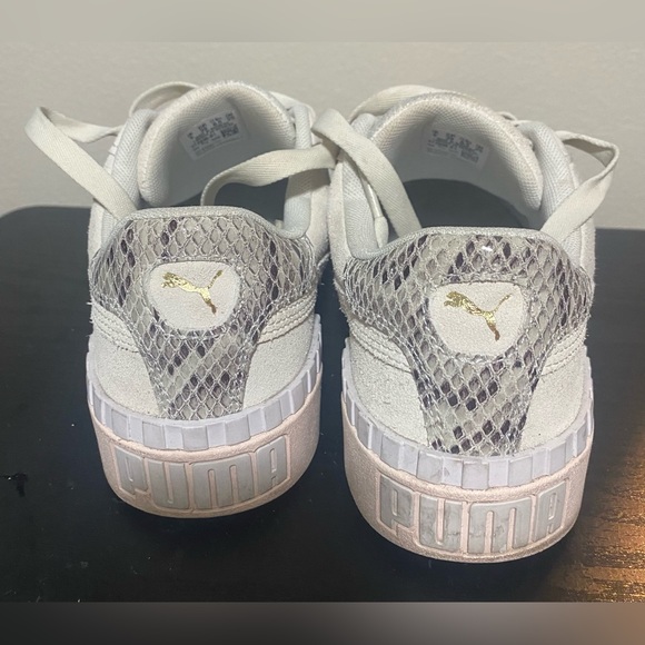Used Good condition Puma womens Cali Suede Snake Platform Sneakers size 8.5 - Picture 11 of 15